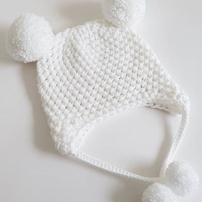 White Toddler Hat - Child