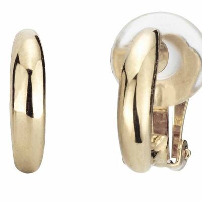 Traveller Clip earrings gold plated - 156794