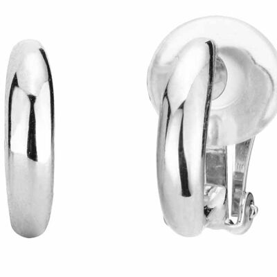 Traveller Clip earrings platinum plated - 156795