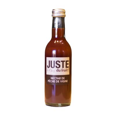 JUSTE LE CHOIX DU FRUIT - NECTAR DE PECHE DE VIGNE 25 cl X 12