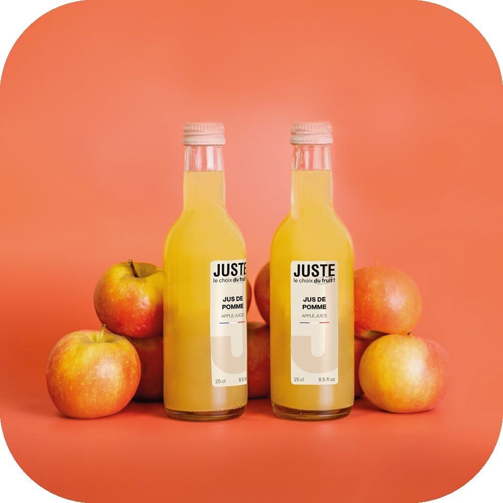 JUSTE LE CHOIX DU FRUIT - JUS DE POMME 25 cl X 12