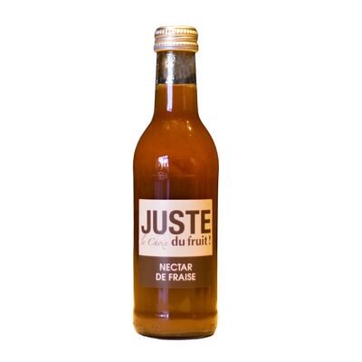 JUSTE LE CHOIX DU FRUIT - NECTAR DE FRAISE 25 cl X 12