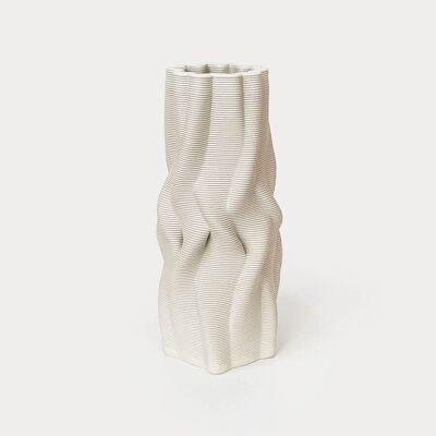 Intertwined Vase Cream