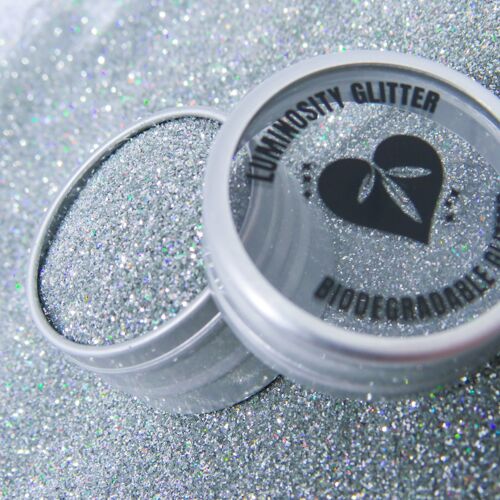 Holographic Silver Fine Eco Glitter - Biodegradable Glitter