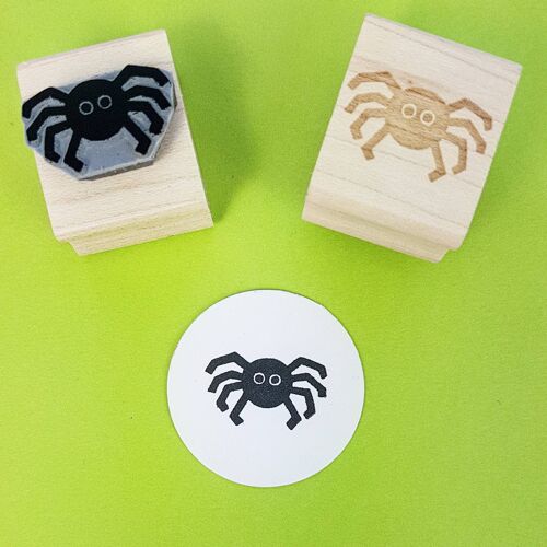 Cute Spider Mini Halloween Rubber stamp