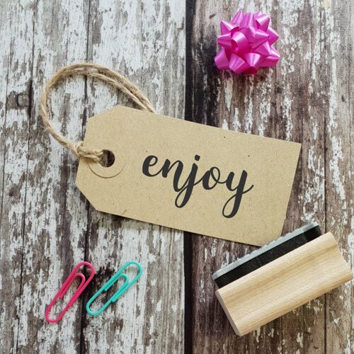 Enjoy! Script Sentiment Rubber Stamp