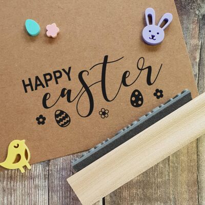 Happy Easter Detail Rubber Stamp
