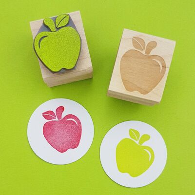 Juicy Apple Mini Rubber Stamp