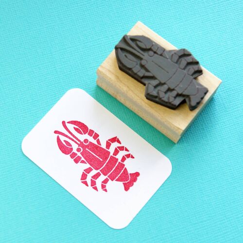 Lobster Seafood Nautical Rubber Stamp