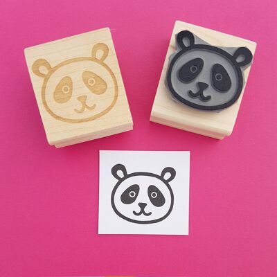 Panda Bear Rubber Stamp