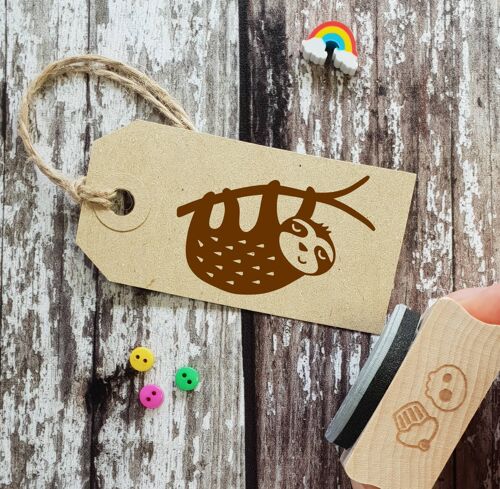 Sloth Rubber Stamp
