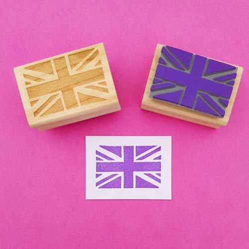 Union Jack Flag Rubber Stamp Queen's Jubilee