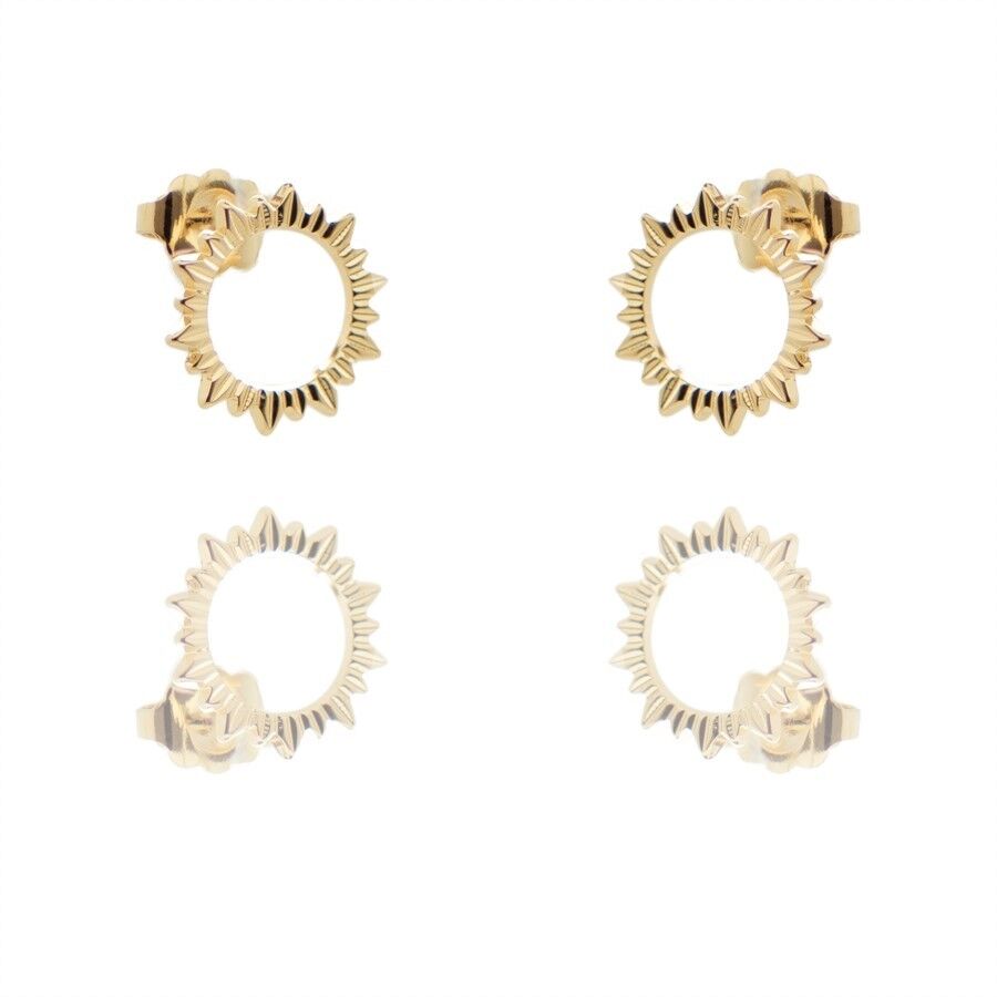 Orecchini luminosi in oro