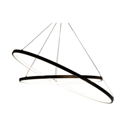 Veclon 2 Aluminum Chandelier - Dimmable