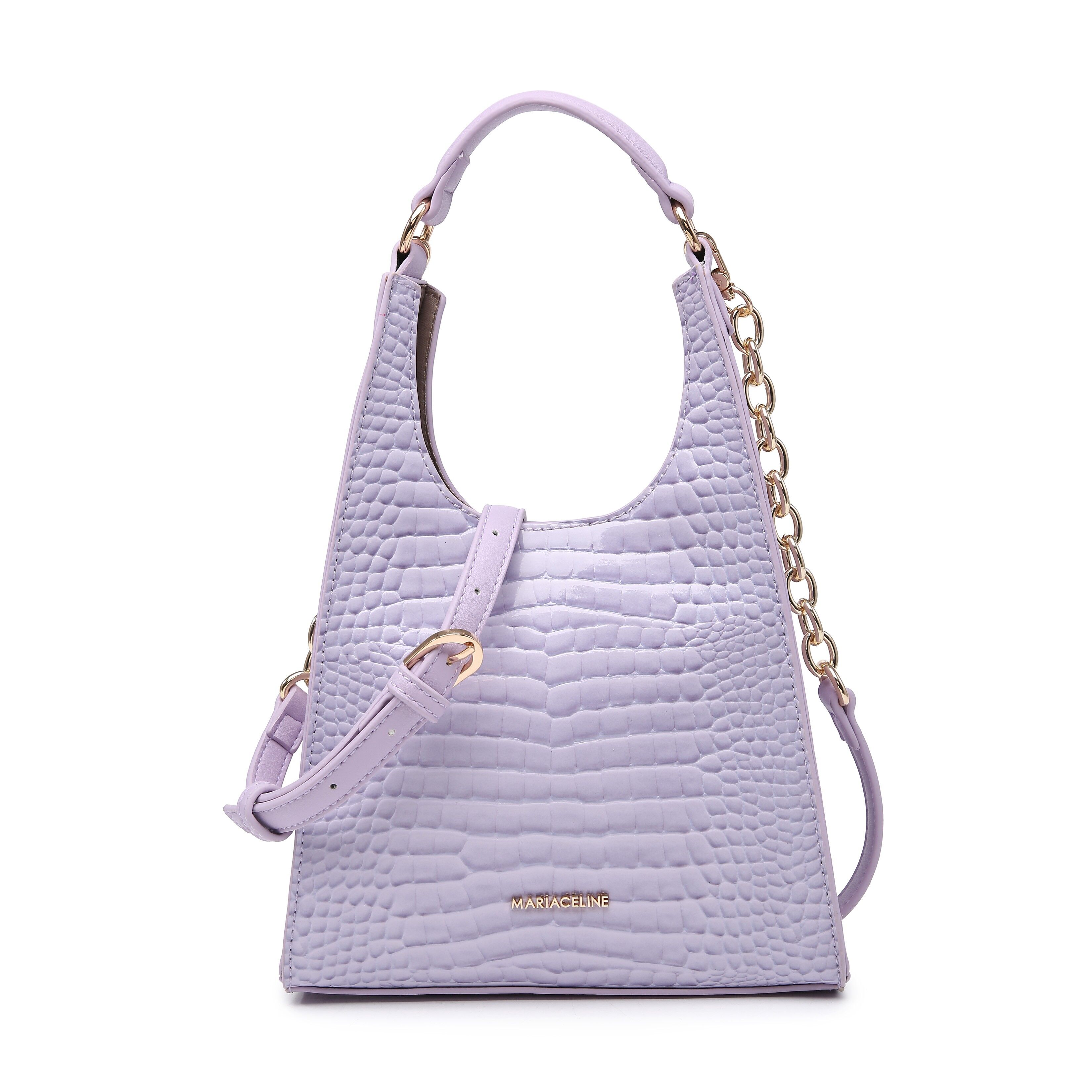 Mini borsa hobo Coco lilla