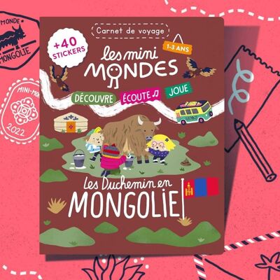 Quaderno per bambini Mongolia 1-3 anni - Les Mini Mondes