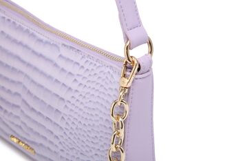 Sac bandoulière Coco lilas 4