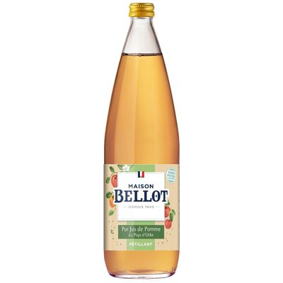 Sprudelnder Apfelsaft