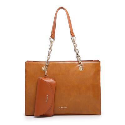 Borsa shopper Zaira marrone