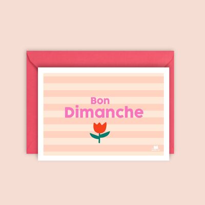 Carte - Bon dimanche