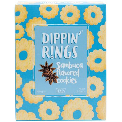 Dippin' Rings - Sambuca Flavored Cookies 5.29 oz