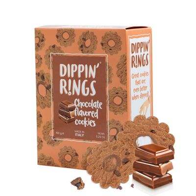 Dippin' Rings - Chocolate Flavored Cookies 5.29 oz