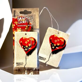 Banksy Déodorant par auto - "Coeur bandé" 3