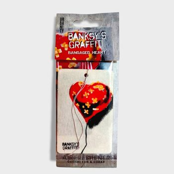 Banksy Déodorant par auto - "Coeur bandé" 4