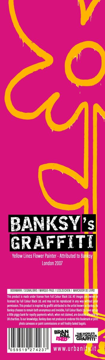 Segnalibro Banksy Soft-Touch - *Fiore giallo 3