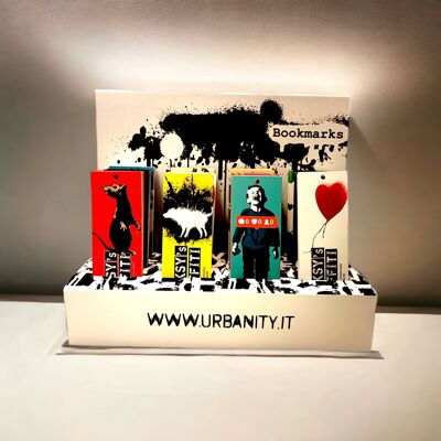 Banksy Banksy „Segnalibri“ - 240 Stück (12 Modelle)