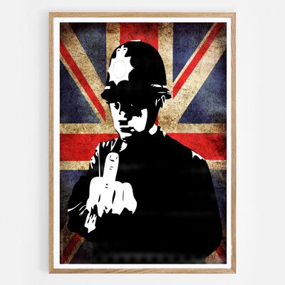 Banksy Stampa artistica da parete - *Rude Copper (50x70 cm)