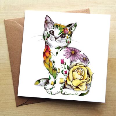 Rosie Cat Greetings Card