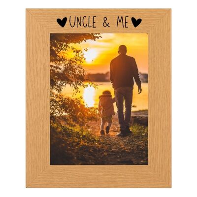 Cornice per foto ritratto Second Ave Oak 6×4 Uncle & Me Gift
