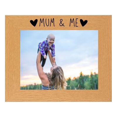 Second Ave Oak 6×4 Landscape Picture Photo Frame Mum & Me Gift Mother’s Day