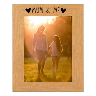 Second Ave Oak 6×4 Portrait Picture Photo Frame Mum & Me Gift Mother’s Day