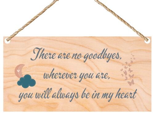Second Ave Always Be in My Heart Wooden Hanging Gift Rectangle Sign Plaque