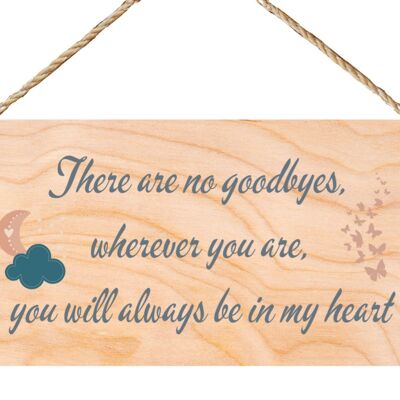 Second Ave Always Be in My Heart - Plaque cadeau rectangulaire à suspendre en bois