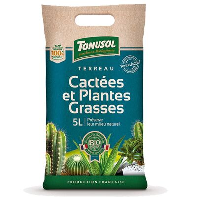 Terreau cactées et plantes grasses 5L