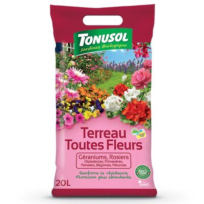 Terreau toutes fleurs 20L