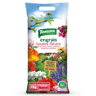 Engrais toutes fleurs bio 3KG