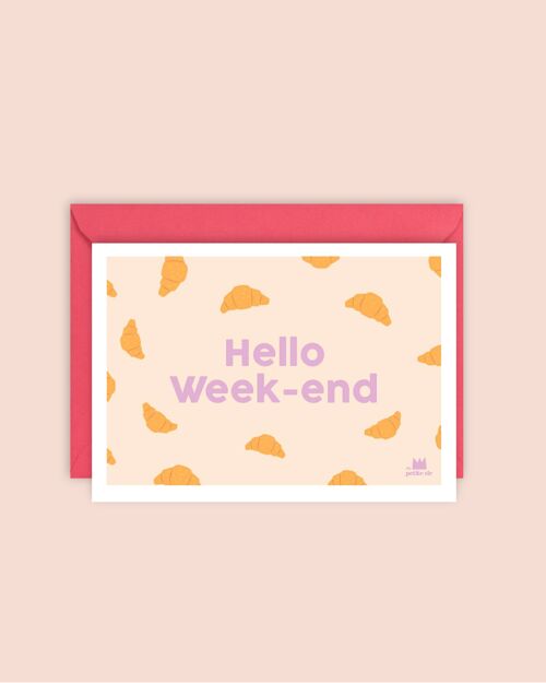 Carte - Hello week-end