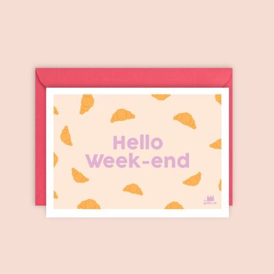 Card - Hello weekend