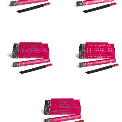 Stamford Assorted The Pink Angels Collection Incense Sticks - 6 pack (120 sticks)