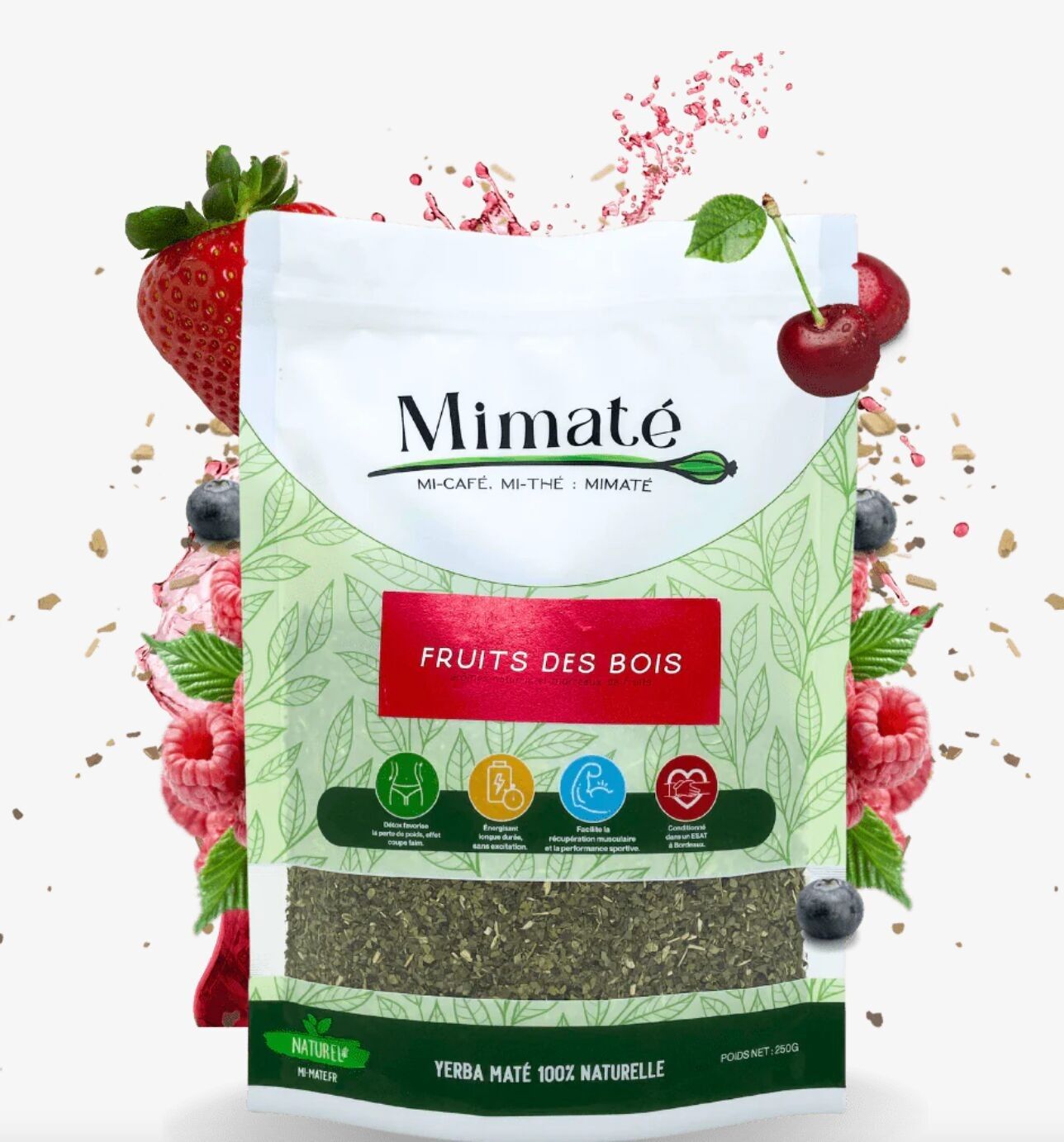Mate Verde - Frutos del Bosque - 1kg