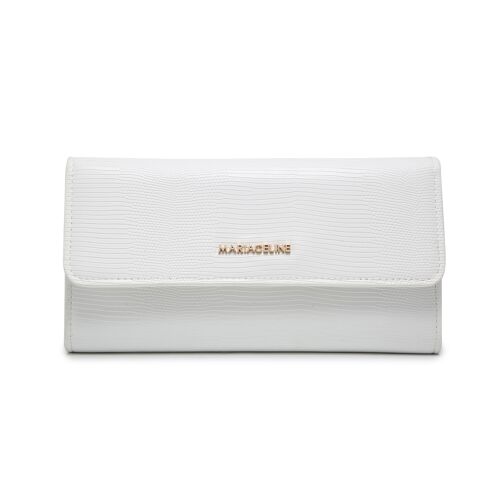 Zaira big wallet white
