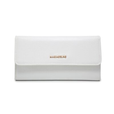 Zaira big wallet white