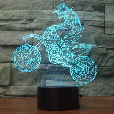 Lampe Motocross 3D - Petit (20cm)