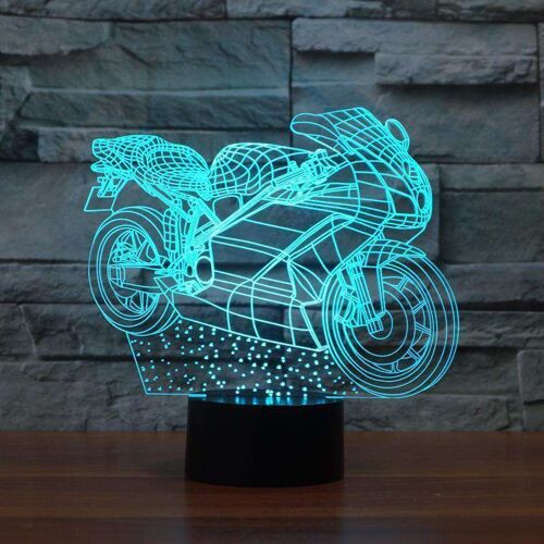 Lampe Moto GP 3D - Petit (20cm)