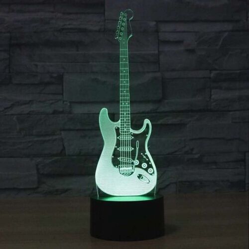 Lampe Guitare Electrique 3D - Petit (20cm)