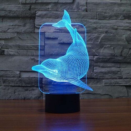 Lampe Dauphin 3D - Petit (20cm)